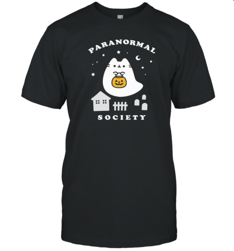 Pusheen Boosheen Paranormal Society T-Shirt