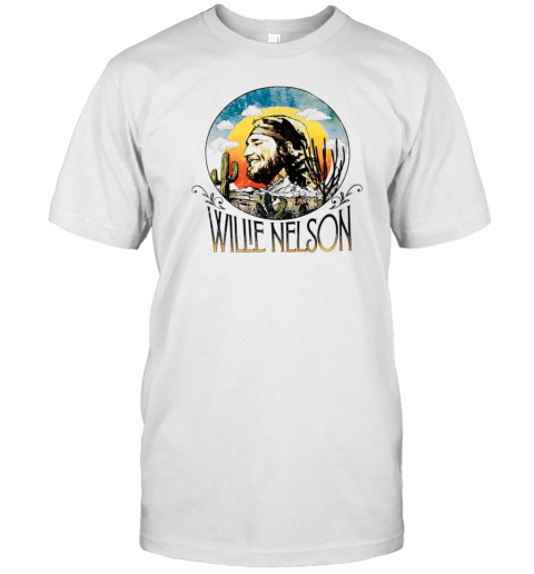 Willie Nelson American Needle Sunset Retro T-Shirt