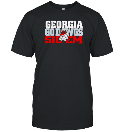 Georgia Bulldogs Go Dawgs Sic Em T- Classic Men's T-shirt