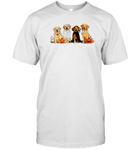 Halloween Golden Retriever Dog Lovers T- Classic Men's T-shirt