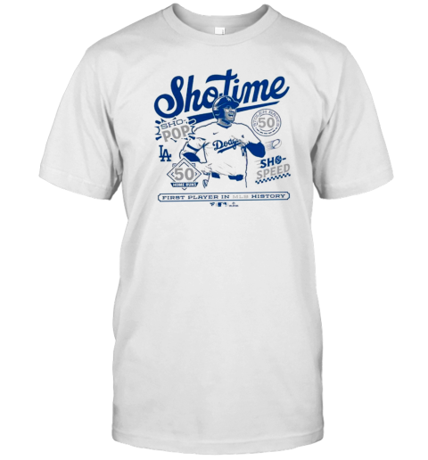 Los Angeles Dodgers Shohei Ohtani 50 50 Club Exclusive T- Classic Men's T-shirt