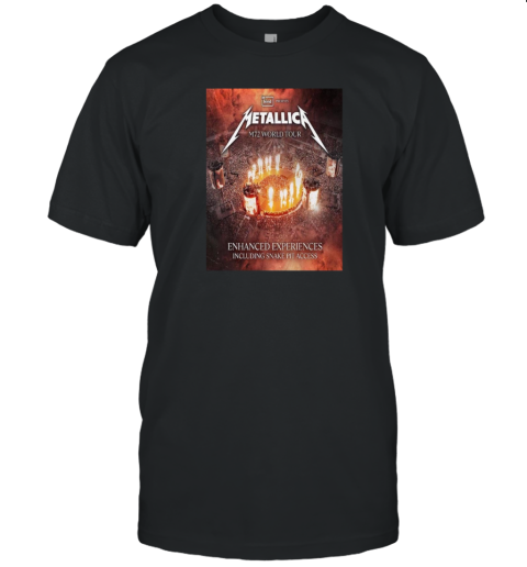 Metallica M72 World Tour 2025 Enhanced Experiences Including Snake Pit Access T-Shirt