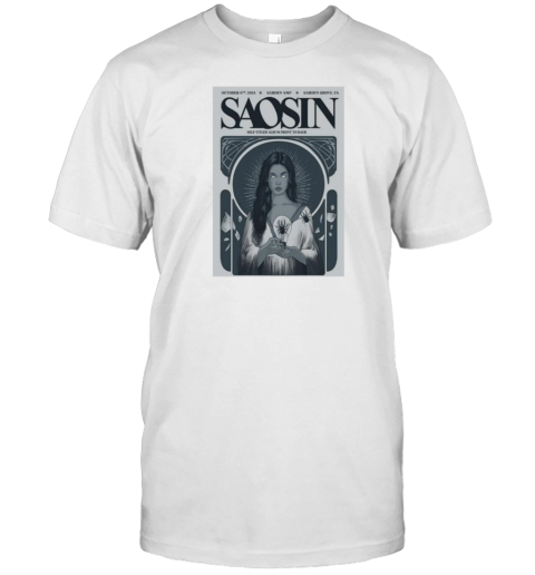 Original October 11Th 2024 Garden AMP Garden Grove, CA Saosin Concert Poster T- Classic Men's T-shirt