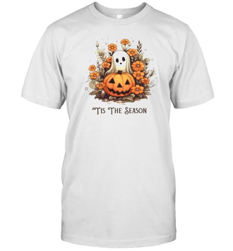 Tis The Pumpkin And Ghost Vides Teacher T- Classic Men's T-shirt