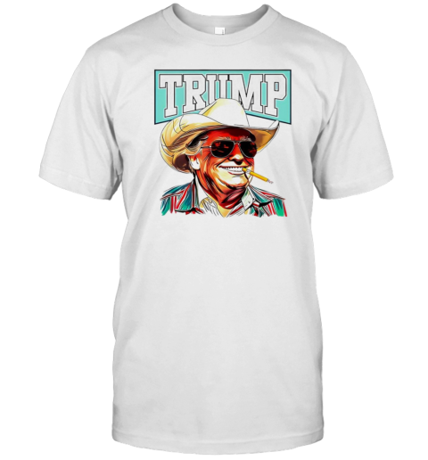 Trump Cowboy Smoking T- Classic Men's T-shirt