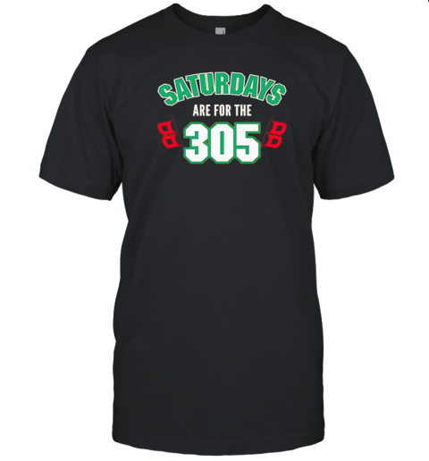 University Of Miami Saturdays Are For The 305 T- Classic Men's T-shirt