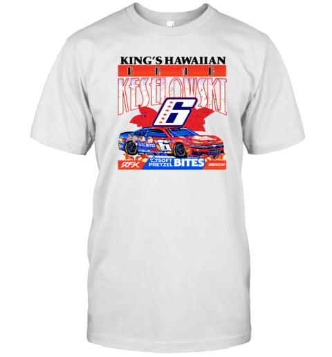 Brad Keselowski King's Hawaiian Soft Pretzel Bites Car T-Shirt