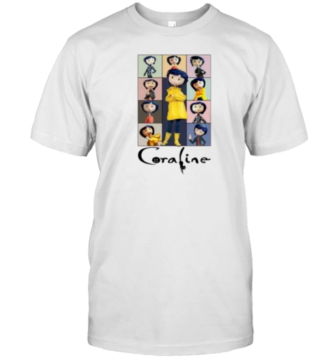 Coraline Cartoon Character Era Tour Halloween T-Shirt