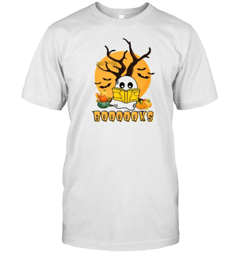 Ghost Read Boooooks Halloween Teacher T-Shirt