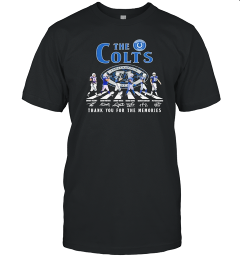 Indianapolis Colts The Legends Of The Colts 71 Years Of Memories T-Shirt