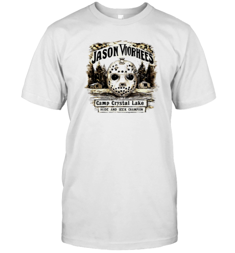 Jason Voorhees Camp Crystal Lake Hide And Seek Champion T-Shirt