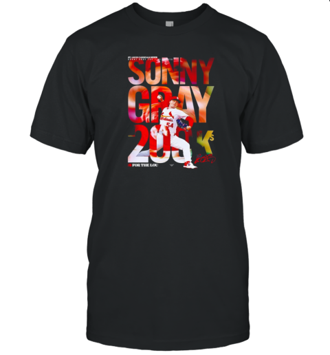 Louis Cardinals Sonny Gray St. Baseball 200 Strikeouts For The Lou T- Classic Men's T-shirt