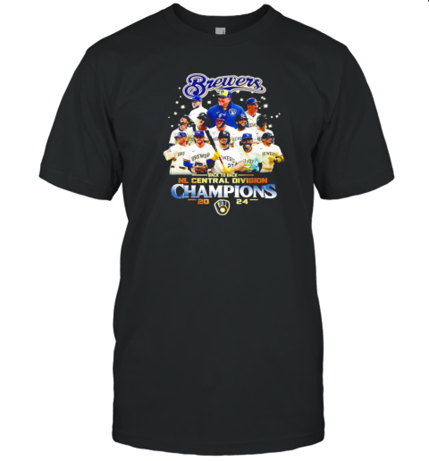 Milwaukee Brewers Back To Back NL Central Division Champions T-Shirt