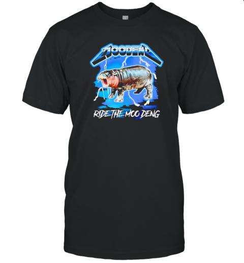 Moo Deng Hippo Ride The Moo Deng T-Shirt