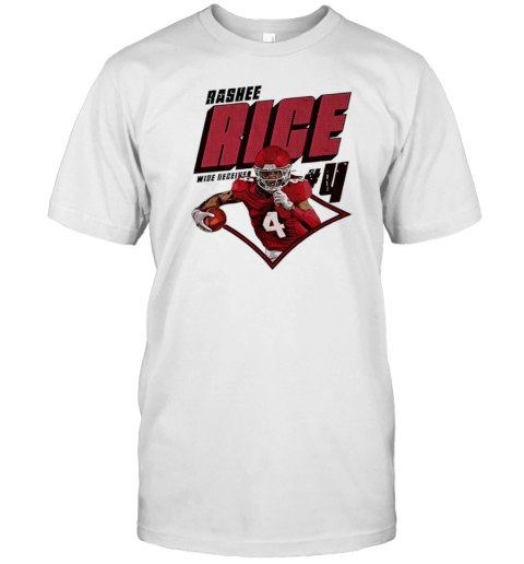 Rashee Rice Number 4 Kansas City Chiefs Wide Receiver T-Shirt