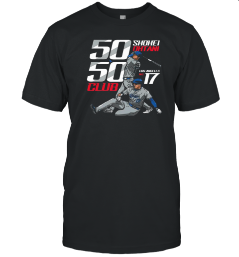 Shohei Ohtani Los Angeles Dodgers 50 50 Club T-Shirt