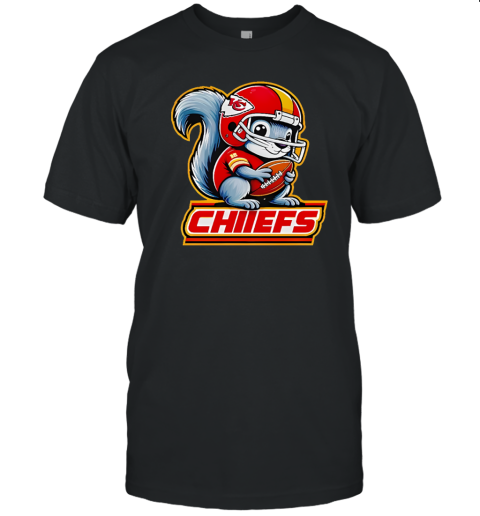 Squirrel Kansas City Chiefs T-Shirt