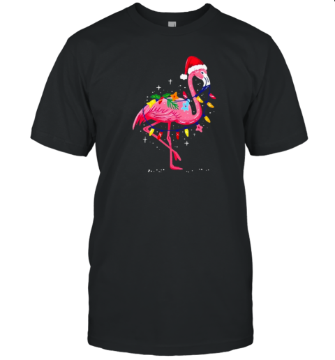 Summer Tropical Flamingo Christmas T- Classic Men's T-shirt