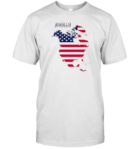 2Hollis 2024 North American Tour 2024 Flag T-Shirt