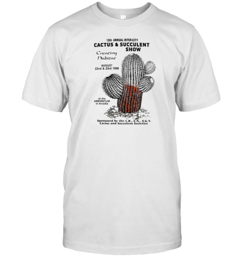 Cactus And Succulent Show Creating Habitat T- Classic Men's T-shirt