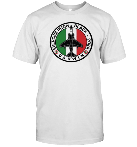 Italian Air Force Harrier Pitch Black 2024 T-Shirt