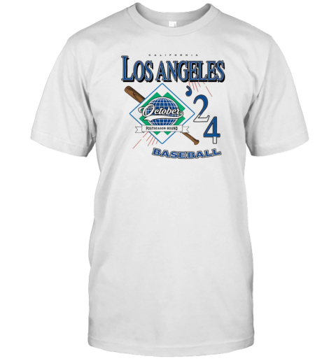 LA In The Fall October Postseason Bound 2024 Los Angeles Dodgers Baseball T- Classic Men's T-shirt