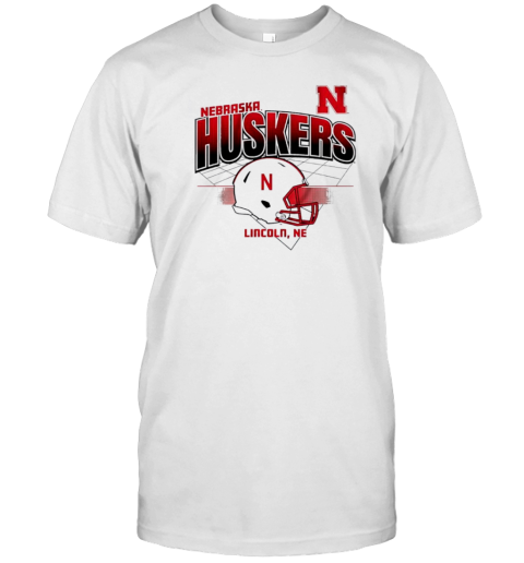 Nebraska Cornhuskers Football Helmet Lincoln NE T- Classic Men's T-shirt