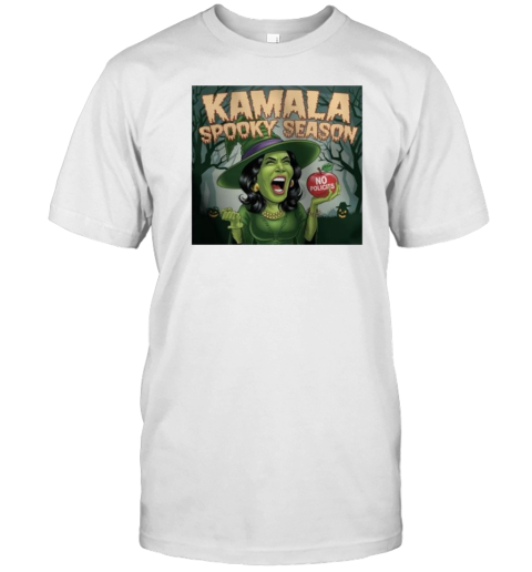 Original Anti Kamala Spooky Halloween No Politics Poster T- Classic Men's T-shirt