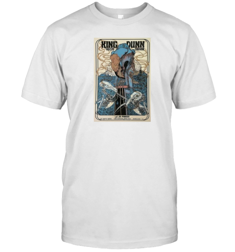 Original King Buzzo X Dunn Trevor September 22 The House Of Blues Dallas, TX Tour 2024 Poster T-Shirt