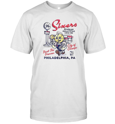 Philadelphia 76Ers Sixers Trust The Process City Of Champs T- Classic Men's T-shirt