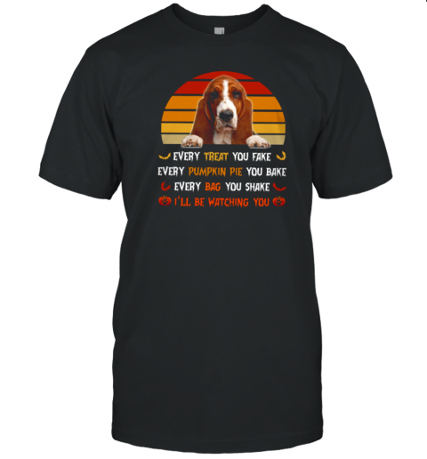 Pumpkin Pie  Basset Hound Classic T-Shirt