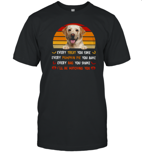 Pumpkin Pie  YELLOW Labrador Classic T-Shirt