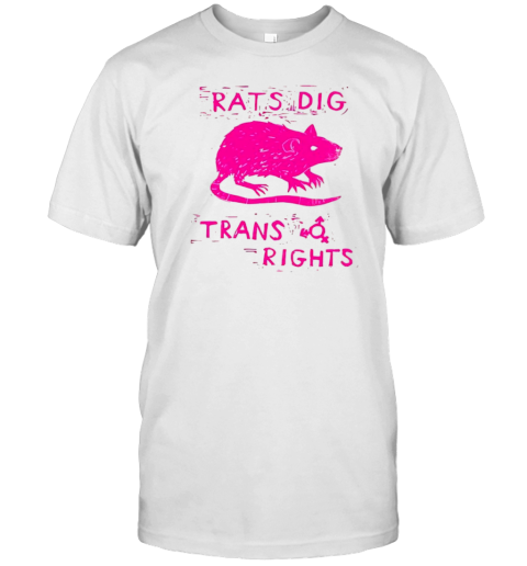 Rats Dig Trans Rights Retro T-Shirt