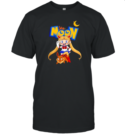 Sailor Moon X Pokemon Sailormon Cartoon Mashup T- Classic Men's T-shirt