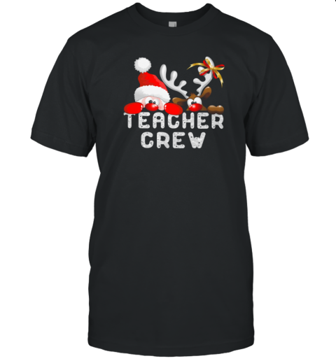 Teacher Crew Christmas Santa Rrindeer Classic T- Classic Men's T-shirt