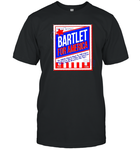 The West Wing Bartlet For America Stamp Poster T-Shirt