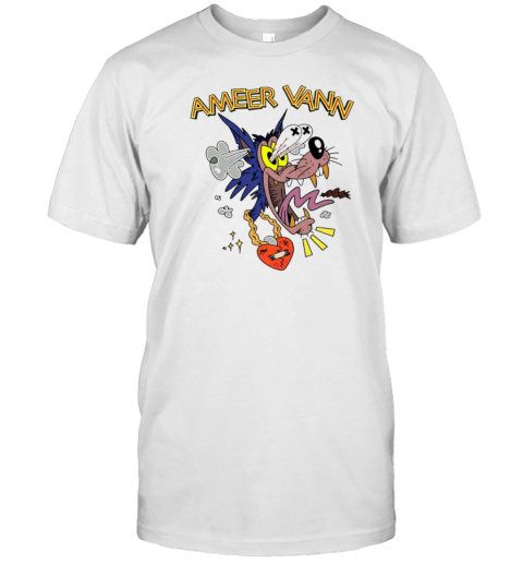 Ameer Vann Wooftoon Cartoon Design T-Shirt