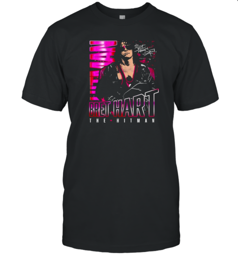 Bret Hart The Hitman Signature T- Classic Men's T-shirt