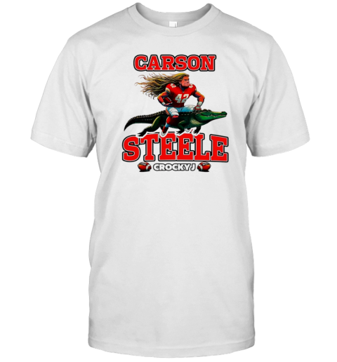 Carson Steele Kansas City Chiefs Crocky J T-Shirt