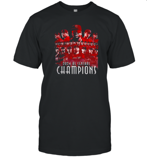 Cleveland Indians 2024 Al Central Champions MLB T-Shirt