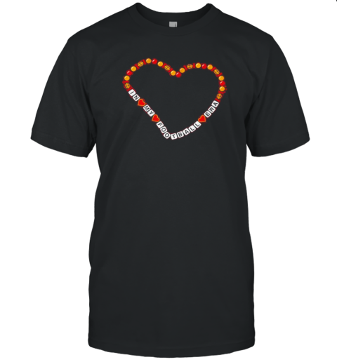 Friendship Bracelet Heart In My Football Era T-Shirt