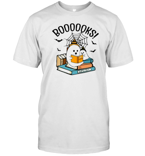 Ghosts Reading Books Halloween Pun Classic T-Shirt