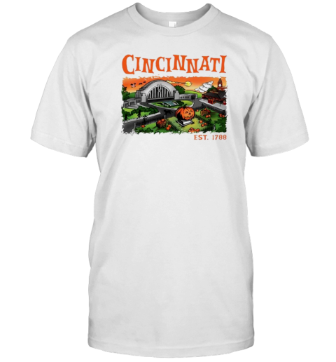 Halloweentown Cincinnati Est 1788 Retro T-Shirt