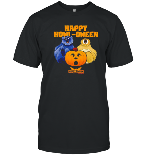 Happy Howl Oween Gibbons Cartoon T-Shirt