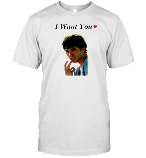 Johnny Valentine I Want You Picture Retro T-Shirt