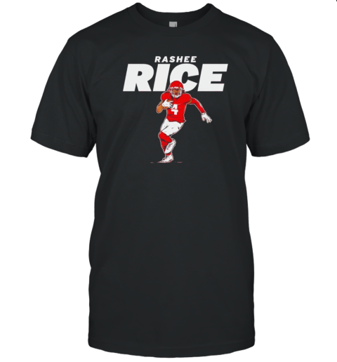 Kansas City Chiefs Football Rashee Rice Name And Pose T- Classic Men's T-shirt