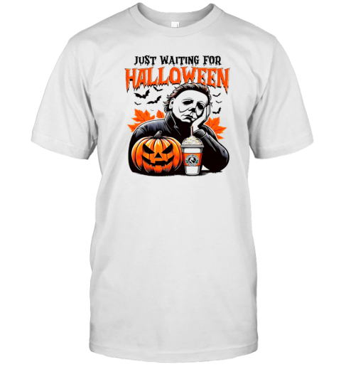 Michael Myers Just Waiting For Halloween T- Classic Men's T-shirt