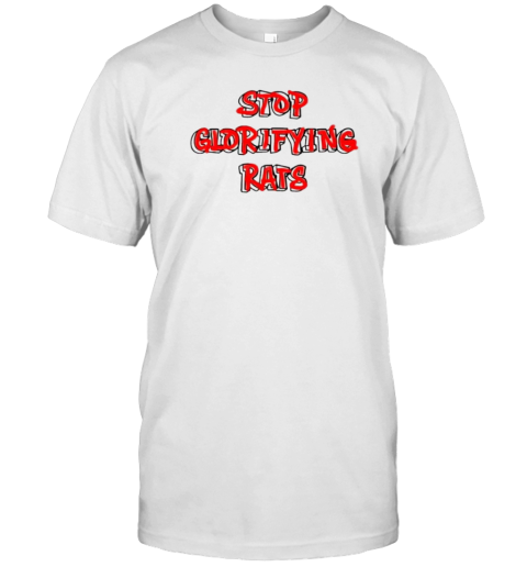 Mike Gambino Stop Glorifying Rats T-Shirt