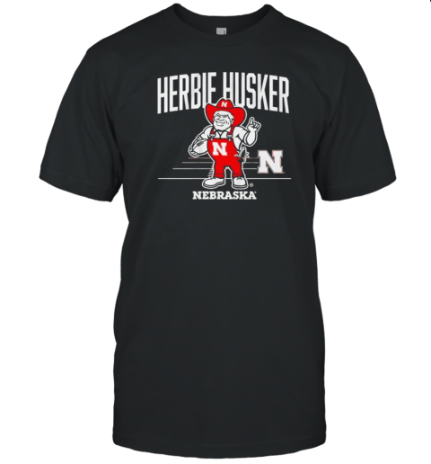 Nebraska Cornhuskers Football Herbie Mascot T-Shirt