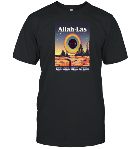 Original Allah Las Sept 24 2024 Harlow's Sacramento CA Tour Poster T-Shirt